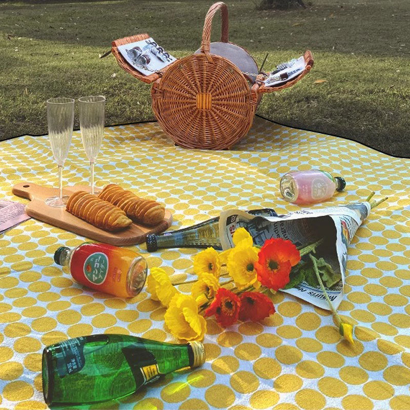 Picnic Blanket 150 × 200 cm Polyester Outdoor Mat
