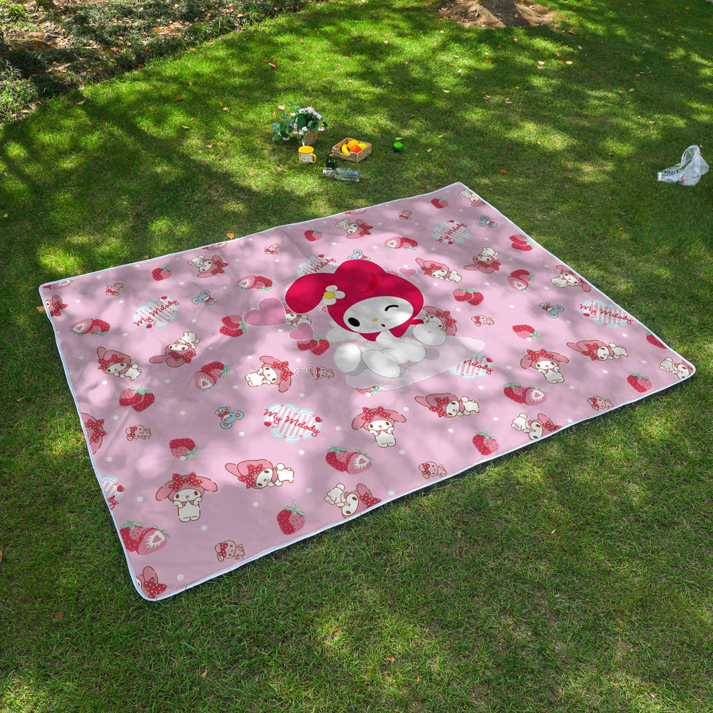 Cartoon Picnic Blanket 150x200cm Polyester Outdoor Mat