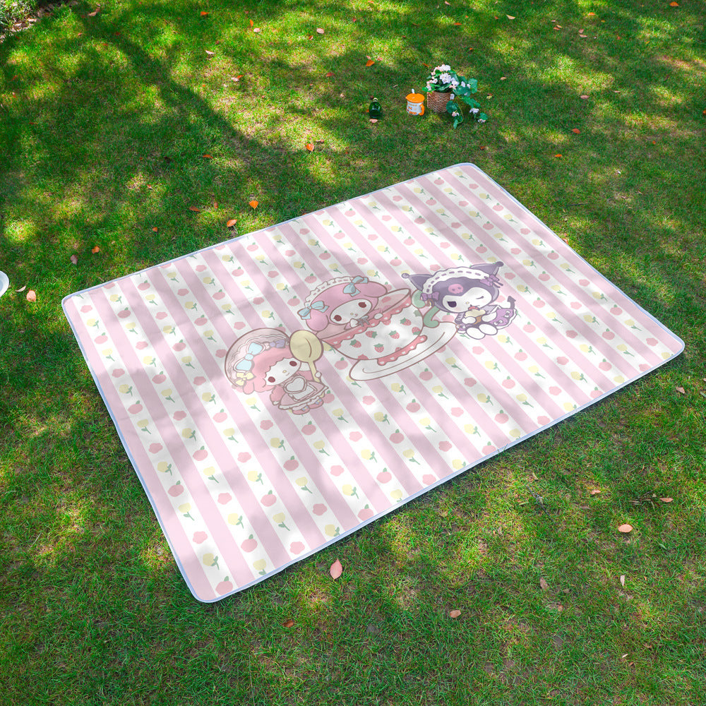 Cartoon Picnic Blanket 150x200cm Polyester Outdoor Mat